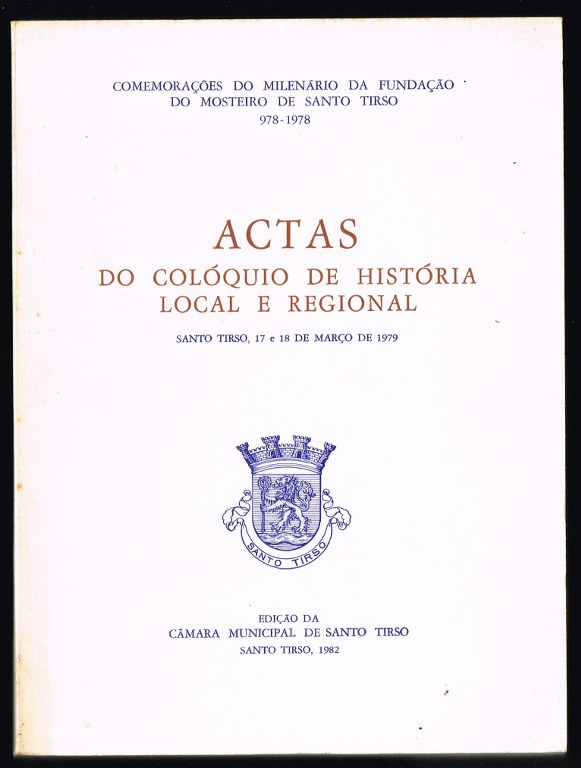 ACTAS DO COLÓQUIO DE HISTÓRIA LOCAL E REGIONAL